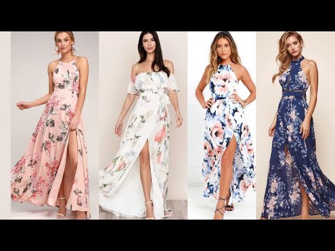 Floral printed Dresses Designs styles 2023/ Summer...