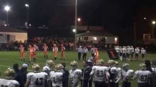 preview picture of video 'Hanover at Middleboro football game played on 10/31/14'