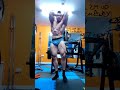 bodybuilder vacuum posing artistically