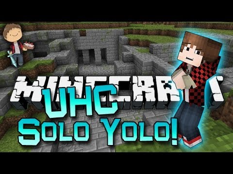 Minecraft: Ultra Hardcore w/Mitch & Jerome Ep 2. - SOLO YOLO (UHC Mod)