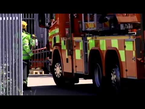 Blekingenytt - Kraftig industribrand i Sölvesborg