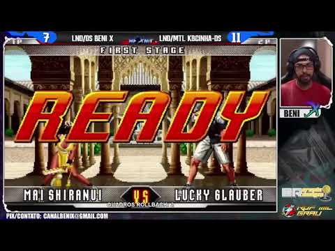 WILL SMITH DO KOF FEZ O BENI X PASSAR RAIVA 🤣🤣   RAGE X  vs KBECINHA   KOF 98 UM