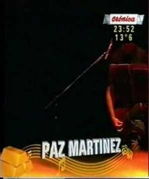 Paz Martinez - Teatro Opera 2 y 3 de noviembre de 2007