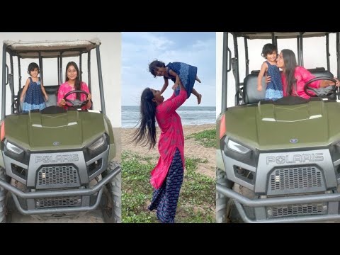 Enjoyment Beach Ride Video #hemalathaba #offrodespot #beach #ride