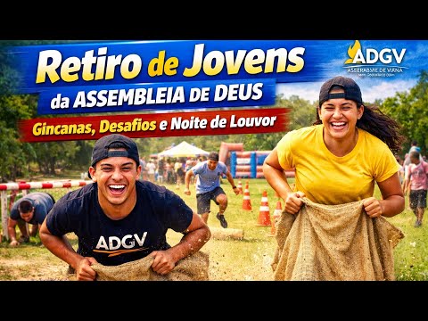 Momentos Inesquecíveis do Retiro de Jovens | Desafios e Louvor – AD Godofredo Viana #gamer 