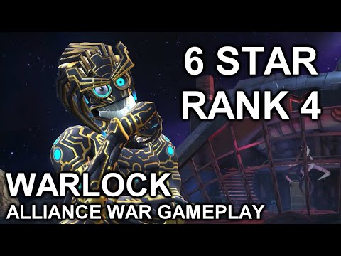 RANK 4 6 STAR WARLOCK GAMEPLAY - ALLIANCE WAR