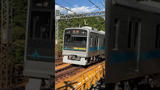 小田急テクノインスペクター　　　　　後ろは8000形による走行