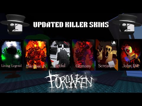 Server Wiping With EVERY UPDATED KILLER SKIN IN THE 1x1x1x1 REWORK UPDATE (Forsaken)