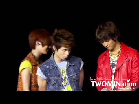 【TWOMINation】110610 Paris SMTown SHINee's talk - 2min focused