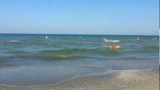 preview picture of video 'Spiaggia e Mare Pinarella di Cervia Estate 2012'