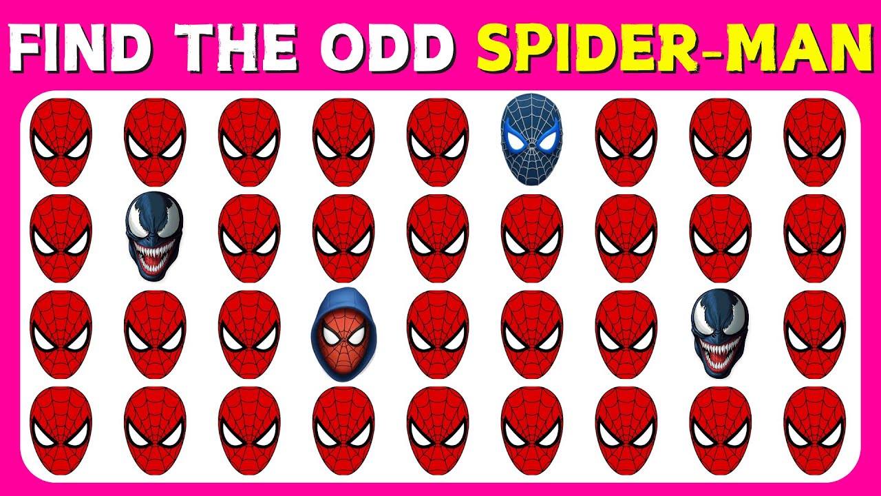 Find the ODD Spider-Man | Marvel Spider-Man 2 Game Edition Quiz! 🕷️🦸‍♂️🕸️