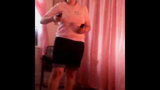 Amanda dancing to Hot Hot Hot by The Hit Crew