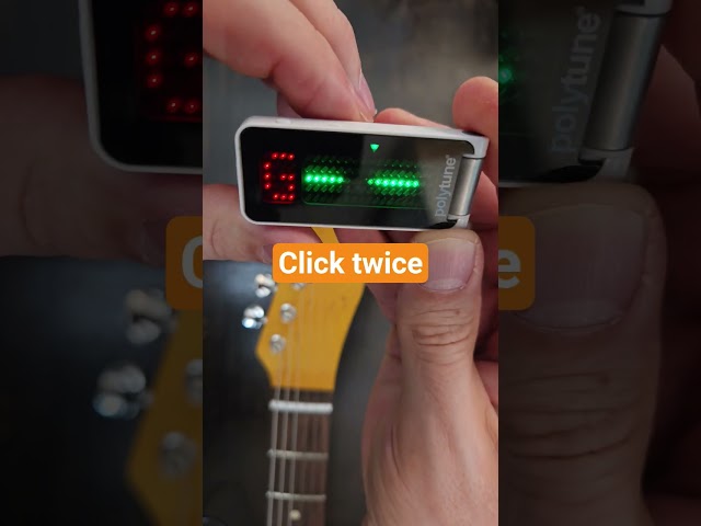 Vídeo relacionado con TC Electronic POLYTUNE CLIP BLACK Afinador de clip polifónico negro lustroso con afinación True Strobe