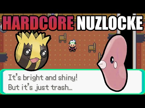 Pokémon Emerald Hardcore Nuzlocke - Terrible Pokémon Only! [Trashlocke] (No items, No overleveling)
