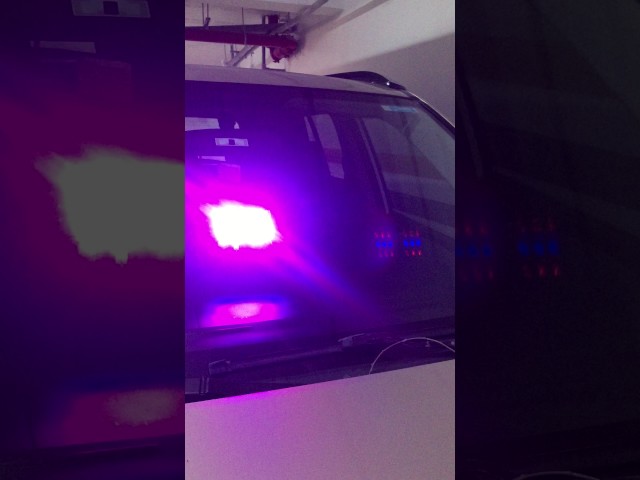 Vídeo relacionado con Dinfu 40W Luz de advertencia LED naranja con 17 modos de estroboscopio, luz intermitente de 24 pulgadas para camiones, luz de emergencia amarilla para Techo Superior