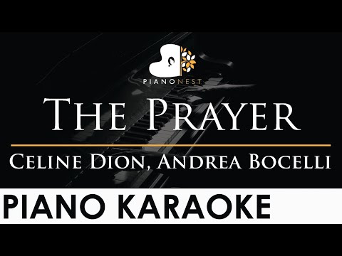 Celine Dion, Andrea Bocelli - The Prayer - Piano Karaoke Instrumental Cover with Lyrics