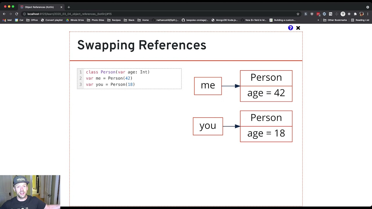 CS 124 Kotlin Reference Swap