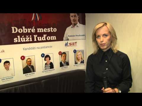 Otvorené slová kandidátov strany SIEŤ