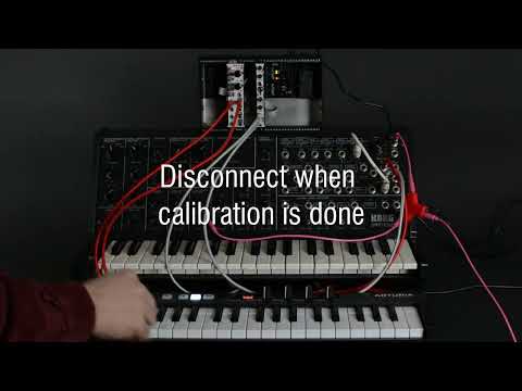 Klavis focus Series - Klavis CalTrans controls Korg MS-20 from V/Oct source