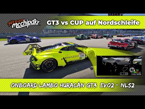 Onboard Lamborghini Huracan GT3 EVO2 vs. Porsche 992 GT3 CUP Autos I Nürburgring Nordschleife