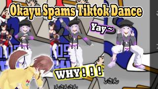 Okayu Keeps Spamming TikTok Dance Emote on Korone Everytime she Wins !