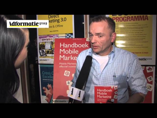 Patrick Petersen in gesprek met Adformatie over zijn boek 'Handboek Mobile Marketing'