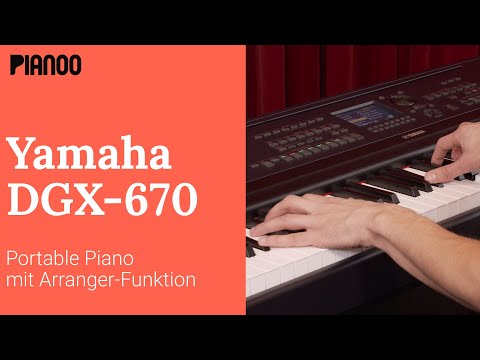 Yamaha DGX-670  -  portable piano with arranger