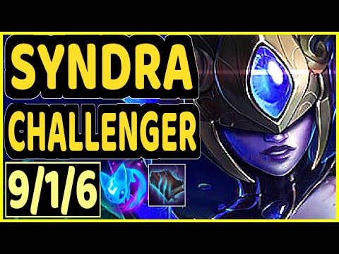 INNAXE (SYNDRA) - 9/1/6 KDA CHALLENGER GAMEPLAY - EUW