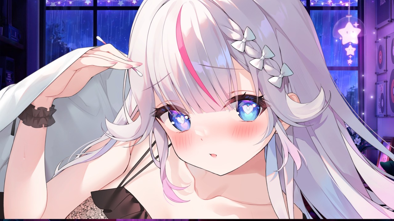 〖ASMR┆耳ふぅ耐久〗ふぅ～♡はぁ～♡癒しの脱力耳ふぅ囁き吐息〖睡眠誘導┆Vtuber┆夜想といき〗