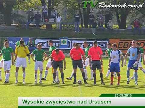 Ursus Warszawa - Radomiak Radom. III liga sezon 2010/2011.
