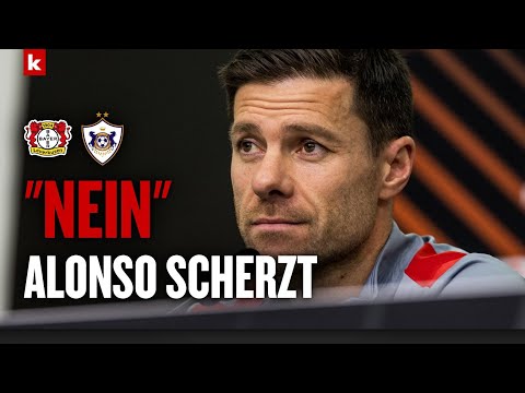 Xabi Alonso sorgt auf PK für Lacher: "Werden Sie dem Gegner gratulieren?" | Bayer Leverkusen