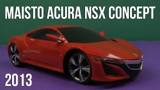Maisto 2013 Acura NSX Concept (81224 red) - відео 1
