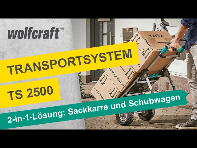 Video Teaser für TS 2500: Die 2-in-1-Lösung: Sackkarre und Schubwagen | wolfcraft