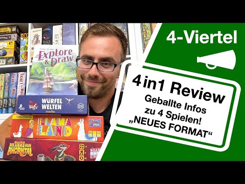 #4Viertel - Würfelwelten / Insel der Katzen Explore & Draw / Llamaland / Tiere vom Ahorntal