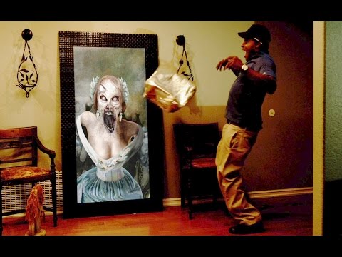 Paranormal Activity Digital Portrait Zombie Halloween Prank