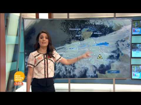 Laura Tobin GMB Weather 2016 11 01