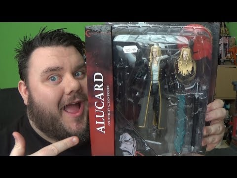惡魔城Alucard網紅系列鑽石精選動作圖吸血鬼恐怖玩具評測 (Castlevania Alucard Netflix Series Diamond Select Action Figure Vampire Horror Toy Review)