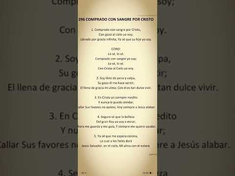296 COMPRADO CON SANGRE POR CRISTO