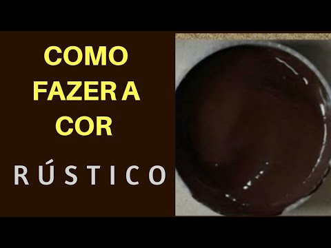 Como fazer a cor Rústico  - Mistura de cores