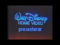 Walt Disney Home Video Swedish 1981