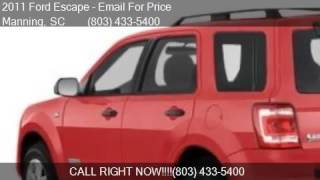 2011 Ford Escape XLT 4dr SUV for sale in Manning, SC 29102 a