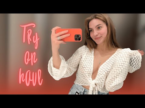 4K No Bra Tops | Transparent Try on Haul with Liza