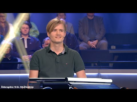 18-årige Holger får frågan värd en halv miljon - Postkodmiljonären