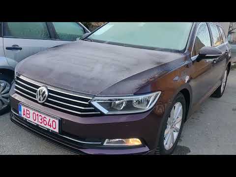 VW Passat B8 2.0 TDI 2015 Cold Start | Engine sound. 247000km, -9 C