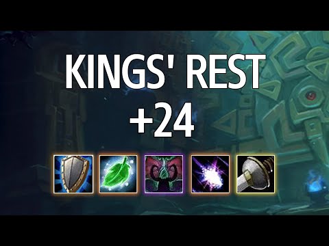 BfA 8.3 Rank 1 Balance Druid PoV | Kings' Rest Mythic +24 | WoW M+ Season 4