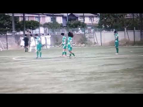 Renato Vergara, marca el segundo gol para la selección infantil Los Ángeles 