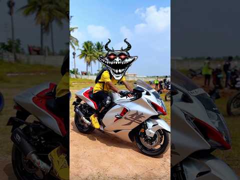 Hayabusa 🥵🚀💥……#superbikes #hayabusa #bunnyhelmet