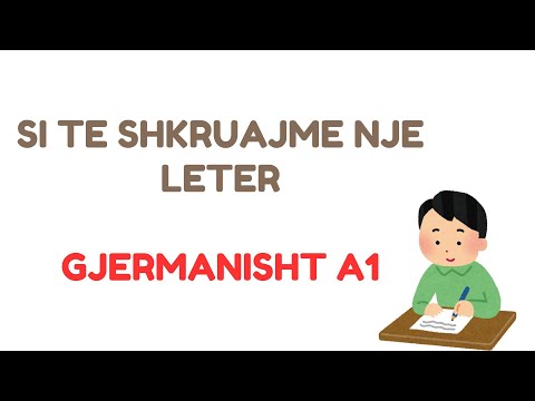 Si të shkruajmë një letër në gjermanisht për provimin Goethe A1