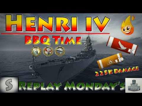 World of Warships -- Replay Monday's -- Henri IV -- Gaishu_Isshoku --