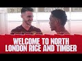 LIVE | Declan Rice and Jurrien Timber join the squad at Arsenal Training Centre!
